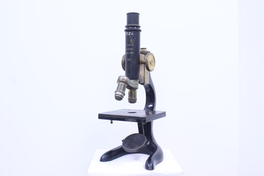 Ernst Leitz Wetzlar Antique Brass Microscope (157485)