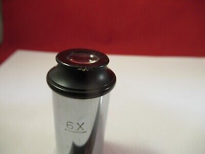 ANTIKES MESSING BAUSCH LOMB Okular 6X OPTISCHES MIKROSKOP TEIL WIE ABGEBILDET &amp;Q5-A-57