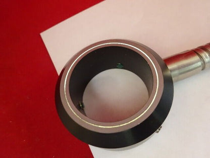 MICROSCOPE PART OPTICAL FIBER GLASS LIGHT GUIDE ILLUMINATOR OPTICS AS IS #IL6-04
