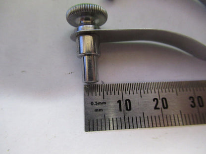 VINTAGE SPENCER AO PAIR CLIPS STAGE MICROSCOPE PART AS PICTURED &R4-A-43