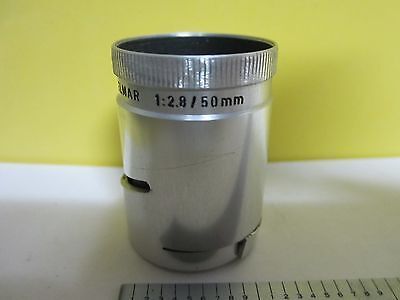 MIKROSKOPTEIL OBJEKTIV LEITZ ELMAR 2.8X [grob gebogen] OPTIK WIE BESEHEN BIN#T9-15