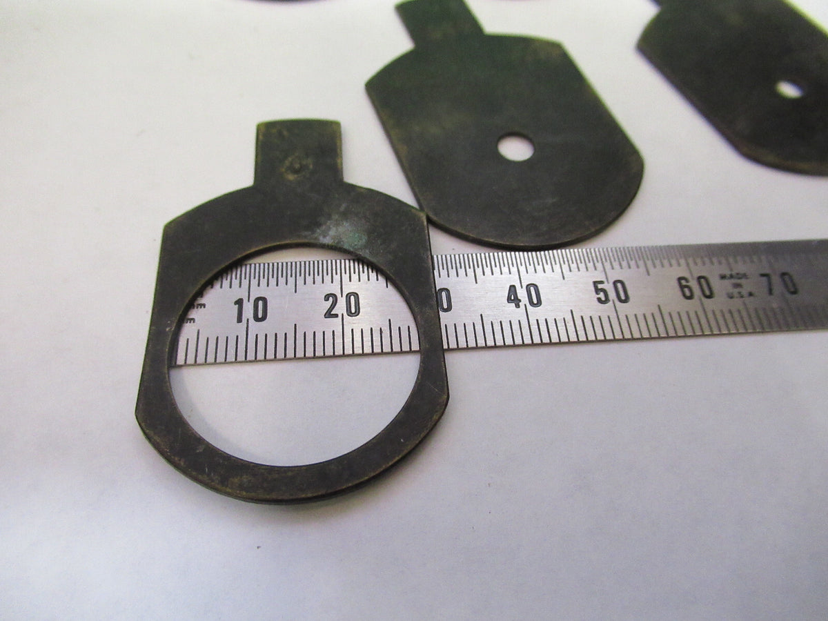 ENGLISH SCOPE CONDENSER SLIDES UK MICROSCOPE PART AS PICTURED X9-B-34