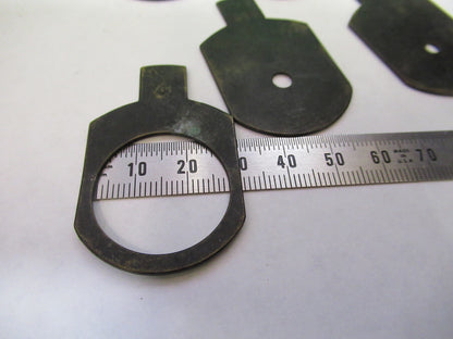 ENGLISH SCOPE CONDENSER SLIDES UK MICROSCOPE PART AS PICTURED X9-B-34