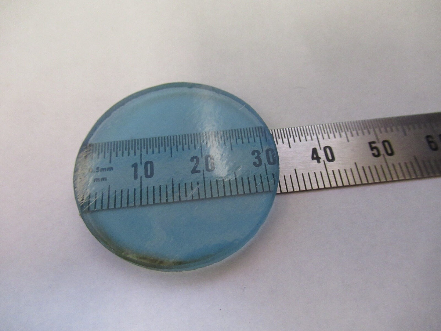 ANTIQUE BAUSCH LOMB GLASS FILTER HEAT ABSORB MICROSCOPE PART AS PICTURED G5-A-44