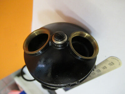 Antique Brass Spencer Lens Co. Tubus + Nosepiece Microscope Part