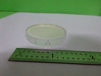OPTICAL COATED FLAT LENS LASER OPTICS AS IS BIN#11-A-33