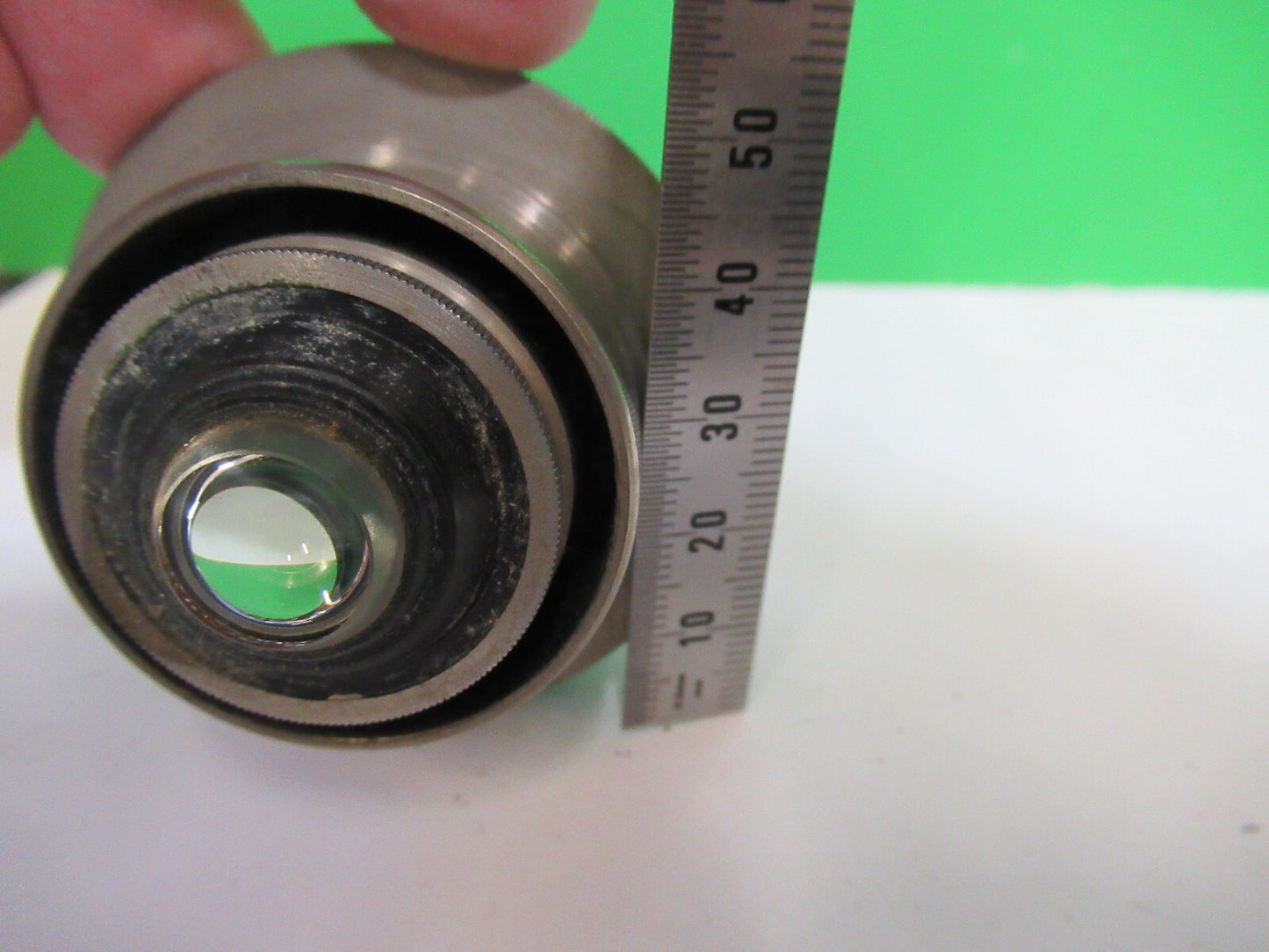 ANTIQUE LEITZ WETZLAR CONDENSER + IRIS OPTIC MICROSCOPE PART AS PICTURED X5-A-15