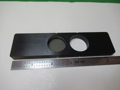 ZEISS SLIDE POLARIZER ROTABLE MICROSCOPE PART OPTICS AS PICTURED &18-A-31
