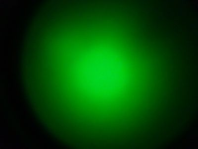 MICROSCOPE PART GREEN COLLIMATOR LENS OPTICS  AS IS BIN#Y3-35