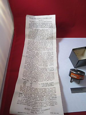 MINT ORIGINAL BLILEY BC3 QUARTZ CRYSTAL 7157 KC + BOX + INSTRUCTIONS  BIN#-DWR