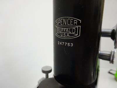 Spencer Lens Co. Buffalo American Optical Co. Microscope American Optics AS IS BIN#TD-3 xv
