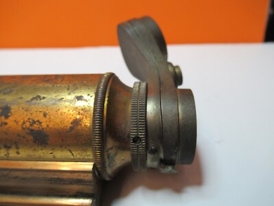 Antique Bausch & Lomb Tubus Nose Brass 1890's Microscope Part