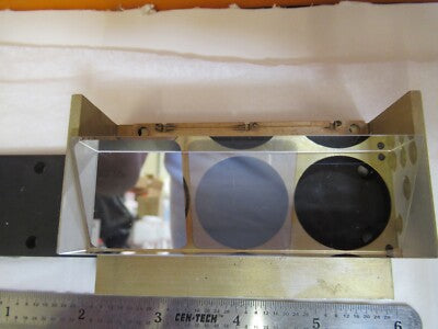Leica Ernst Leitz Germany Slide Glass Prism Microscope Part AS Pic