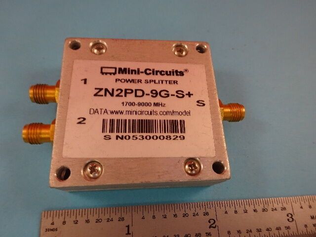 MINI CIRCUITS SPLITTER GHz ZN2PD-9G-S+ MICROWAVE RF FREQUENCY AS IS #19-A-29
