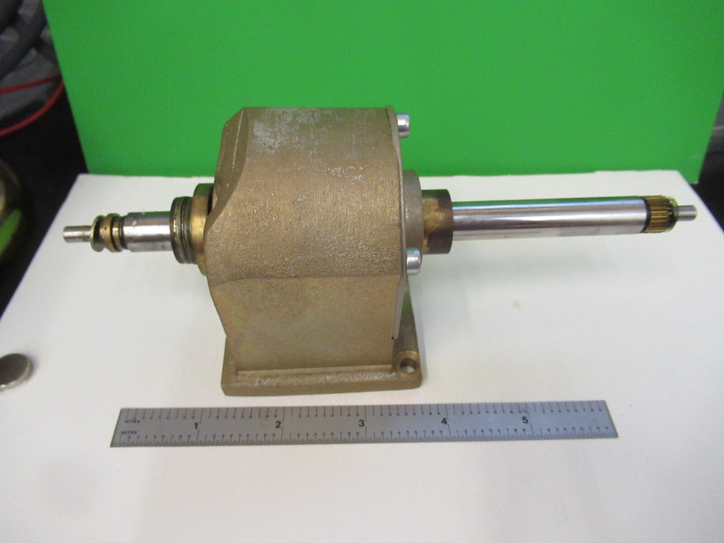 Leica Dmr Germany Mechanism Stage Assembly Microscope Part