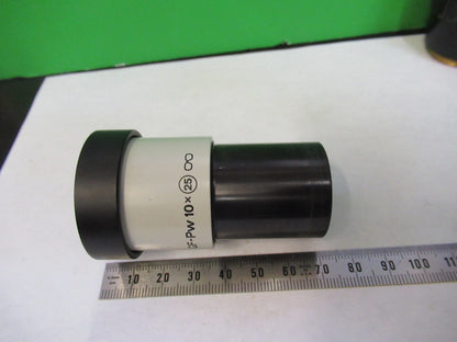 AUS JENA GERMANY 10X GF-Pw EYEPIECE OPTICS MICROSCOPE PART AS PICTURED T2-A-03