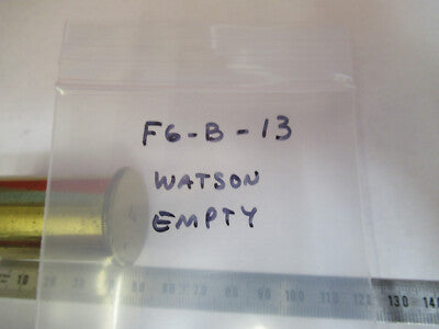 ANTIQUE BRASS WATSON UK 1860s EMPTY CAN MICROSCOPE PART AS PICTURED &F6-B-13