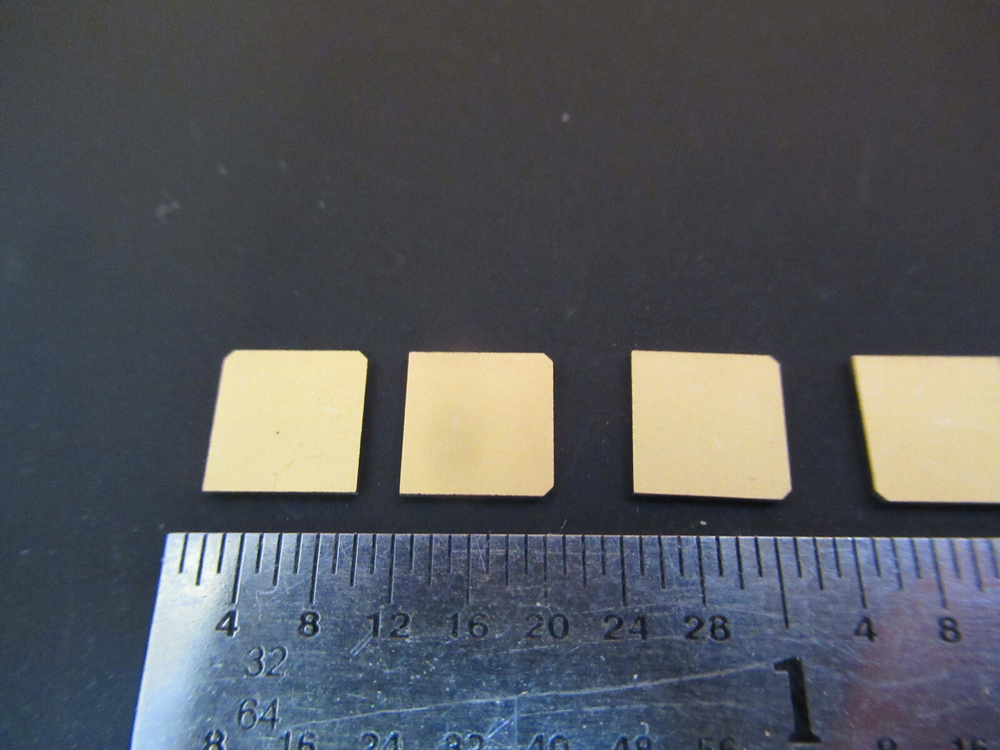 Lot Quartz Y-cut Piezoelectric Blanks Gold Plated Ultrasonic Sensor