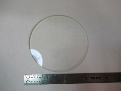 GLASS STAGE PLATE MICROSCOPE PART OPTICS AS PICTURED &7B-B-199