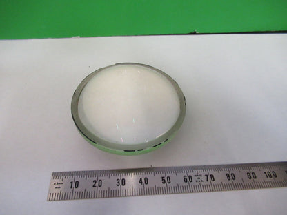 OPTICAL CONVEX CONCAVE LENS THICK GLASS MIL SPEC OPTICS AS PICTURED V3-A-07