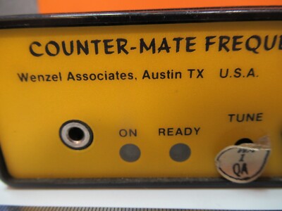 COLLECTABLE WENZEL COUNTER-MATE FREQUENCY STANDARD QUARTZ AS PICTURED &P7-A-19