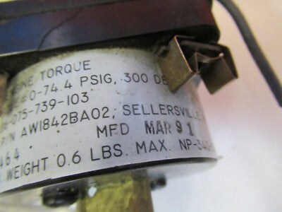 Bell 206 Indicator Torque Percent Aircraft 206-075-739-103