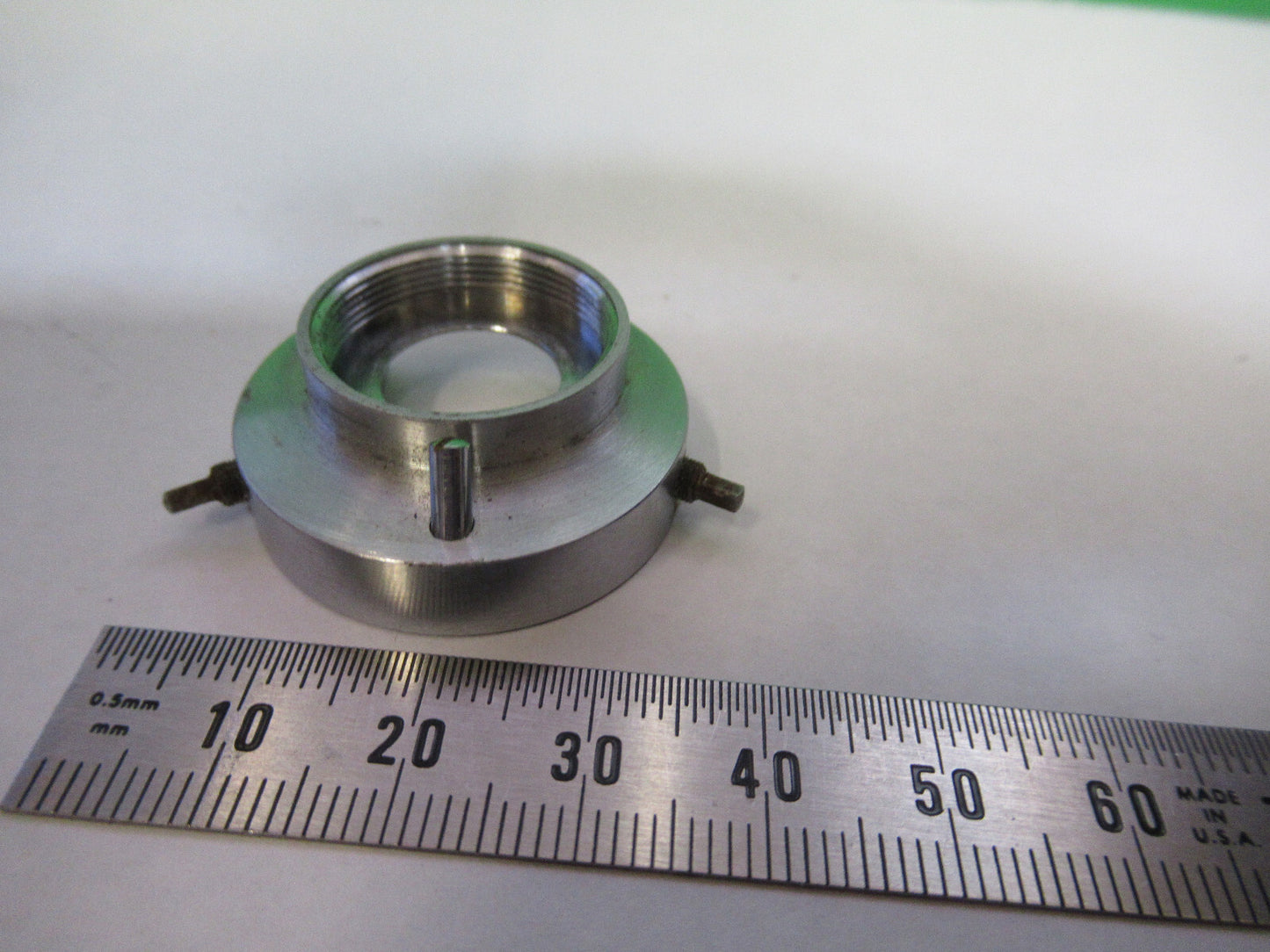 LEITZ WETZLAR GERMANY POL HOLDER OBJECTIVE MICROSCOPE PART AS PICTURED &S2-C-66