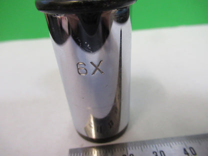 ANTIQUE SPENCER 6X AO EYEPIECE OCULAR LENS MICROSCOPE PART As Pictured T3-C-15