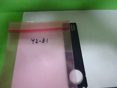 Microscope Part Ernst Leitz Germany Slide 505023 Optics