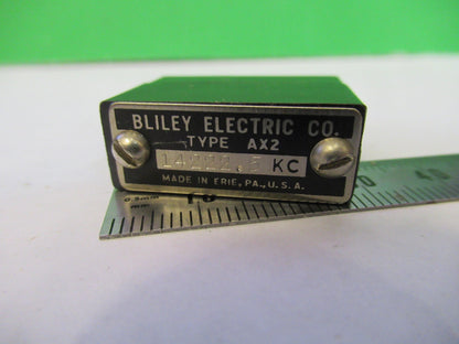 VINTAGE WWII BLILEY QUARTZ CRYSTAL AX2 14222.5 KC FREQUENCY RADIO AMATEUR S1-B27