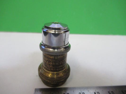 Antique Brass Ernst Leitz Objective Microscope Part