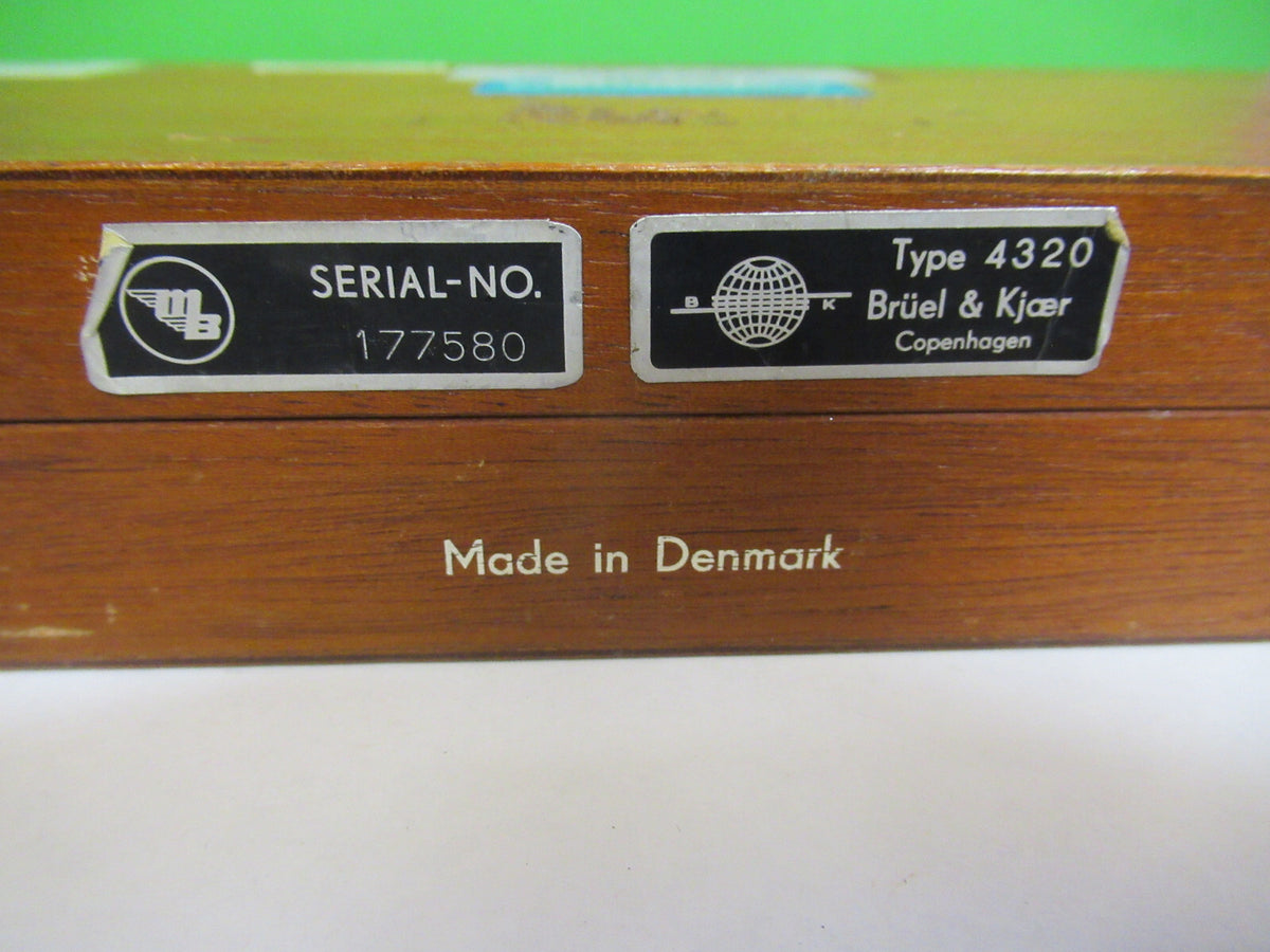Empty Brüel & Kjær Denmark Mahogany Wood Box Instrument