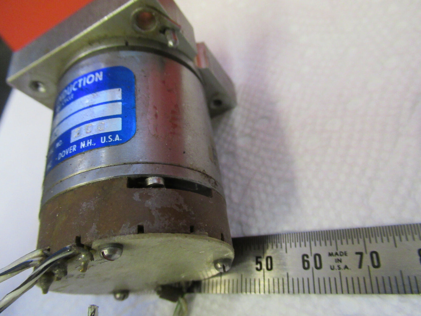 GENERATOR INDUCTION  MOTOR AIRCRAFT PART J2GW07-10 AS PICTURED &8Z-A-66