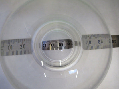 WEIRD HUGE LENS OPTICAL BK7 CONVEX CONCAVE MIL SPEC  OPTICS  AS PICTURED S1-B-08