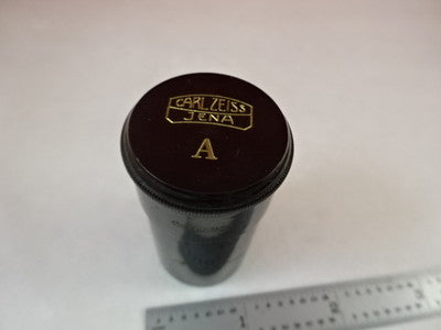 Empty Antique Brass Microscope Objective Container Carl Zeiss AG Jena