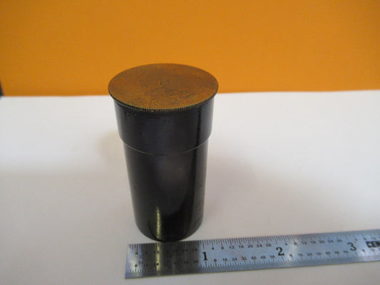 Antique Empty Carl Zeiss AG Germany 1800's Brass Can Microscope Part