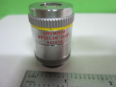 MIKROSKOPTEIL OBJEKTIV LEITZ FLUOTAR 10X INFINITY OPTICS AS IS BIN#T1-21
