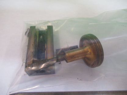 ANTIQUE BRASS LEITZ GERMANY STAGE CONDENSER MICROSCOPE PART AS PICTURED Y4-FT-96