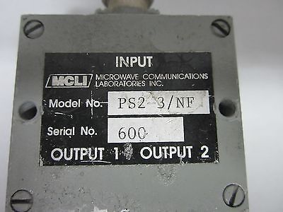 MCLI SPLITTER GHz  RF MICROWAVE FREQUENCY BIN#F6-33