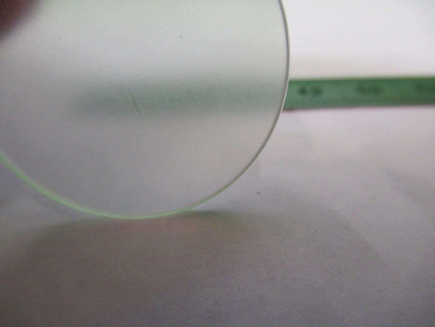 LEITZ GERMANY GLASS DIFFUSER FILTER OPTICS MICROSCOPE PART AS PICTURED X7-A-98