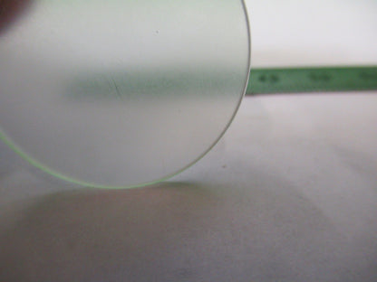 LEITZ GERMANY GLASS DIFFUSER FILTER OPTICS MICROSCOPE PART AS PICTURED X7-A-98