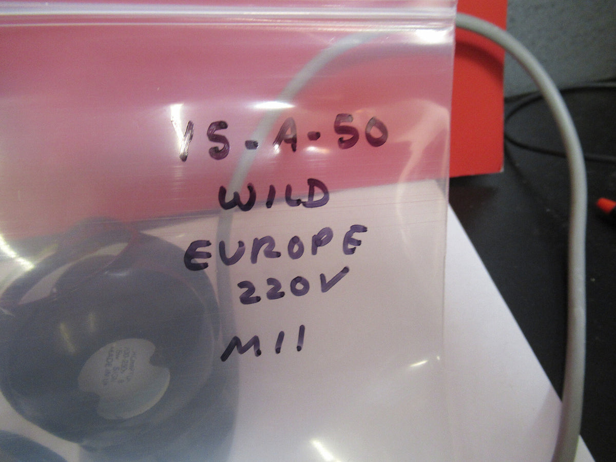 FOR PARTS WILD M11 LAMP AS IS MICROSCOPE PART OPTICS AS PICTURED Y5-A-50