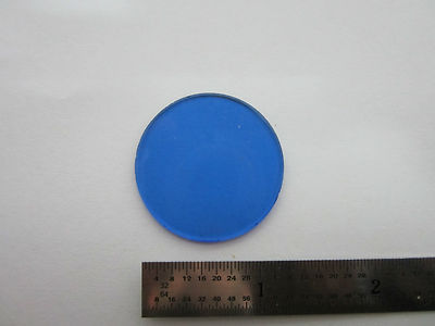 OPTICAL MICROSCOPE PART BLUE FILTER OPTICS BIN#24-51-5