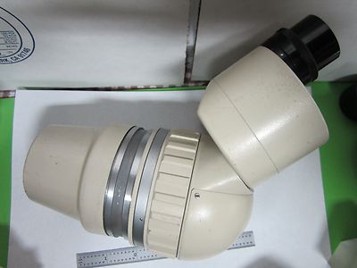 STEREO MICROSCOPE HEAD OLYMPUS PART 338909 OPTICS  WITHOUT EYEPIECE BIN#L4-14