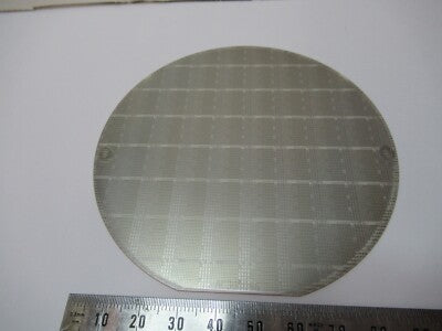 Sapphire Wafer Crystal with Components Platinum Gold Coat