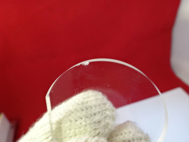 Wafer Very Thick Polished Synthetic Quartz Single Crystal Rare
