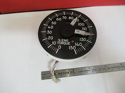 SIKORSKY GOODRICH TORQUE INDICATOR DIAL AS IS AIRCRAFT PART AS PICTURED &F6-A-82