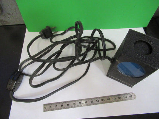 ANTIQUE BRASS AO SPENCER LAMP ASSEMBLY MICROSCOPE PART AS PICTURED V1-A-26