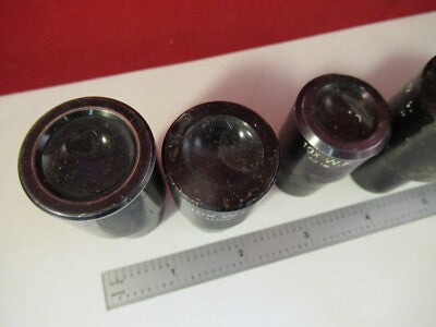 FOR PARTS LOT EYEPIECES OCULAR LENSES OPTICS MICROSCOPE PART AS PICTURED #13-30