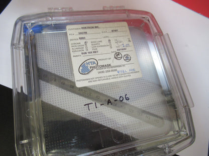 HOETRON MASK PHOTOLITHOGRAPHY VINTAGE COMPONENTS AS PICTURED T1-A-06